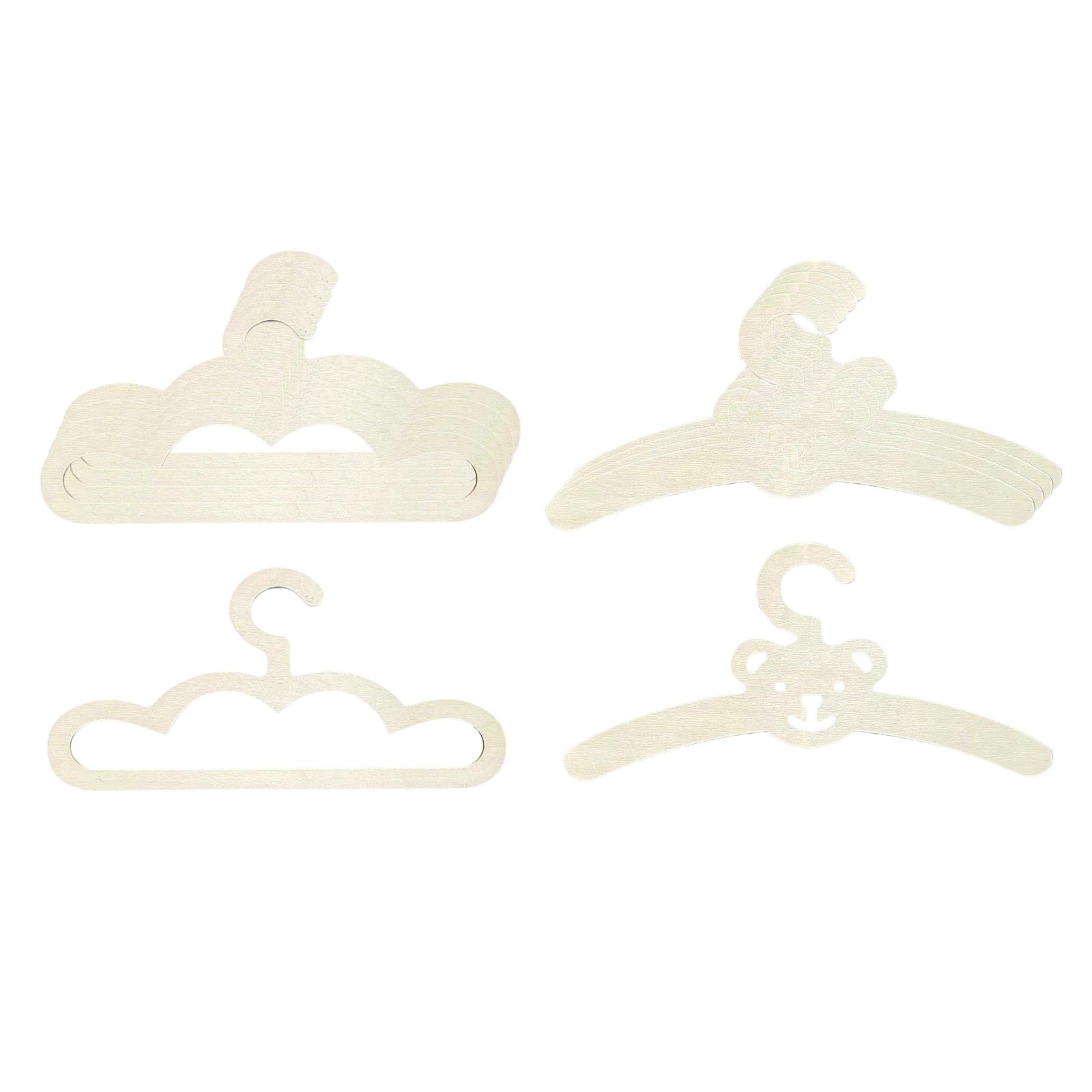 Baby Clothing Hangers - 5 x Baby-Kleiderbügel, platzsparender Garderobenständer für