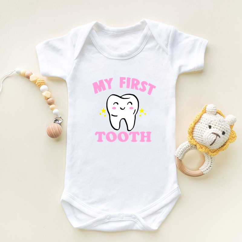 Baby Clothing Gender Neutral - I Got My First Tooth Print