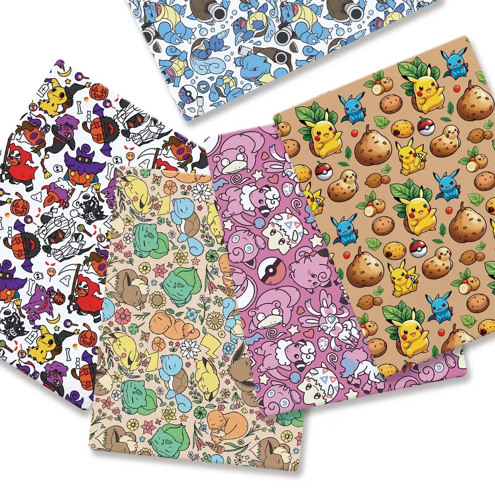 Baby Clothing In Japan - Pokemon Cartoon Fabric140*50cm Handgemachte Nähen Patchwork
