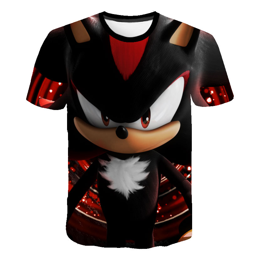 Baby Clothing Boy - Sonic-T-Shirt für Jungen, Kinder-T-Shirts, lässiges, kurzärmliges,
