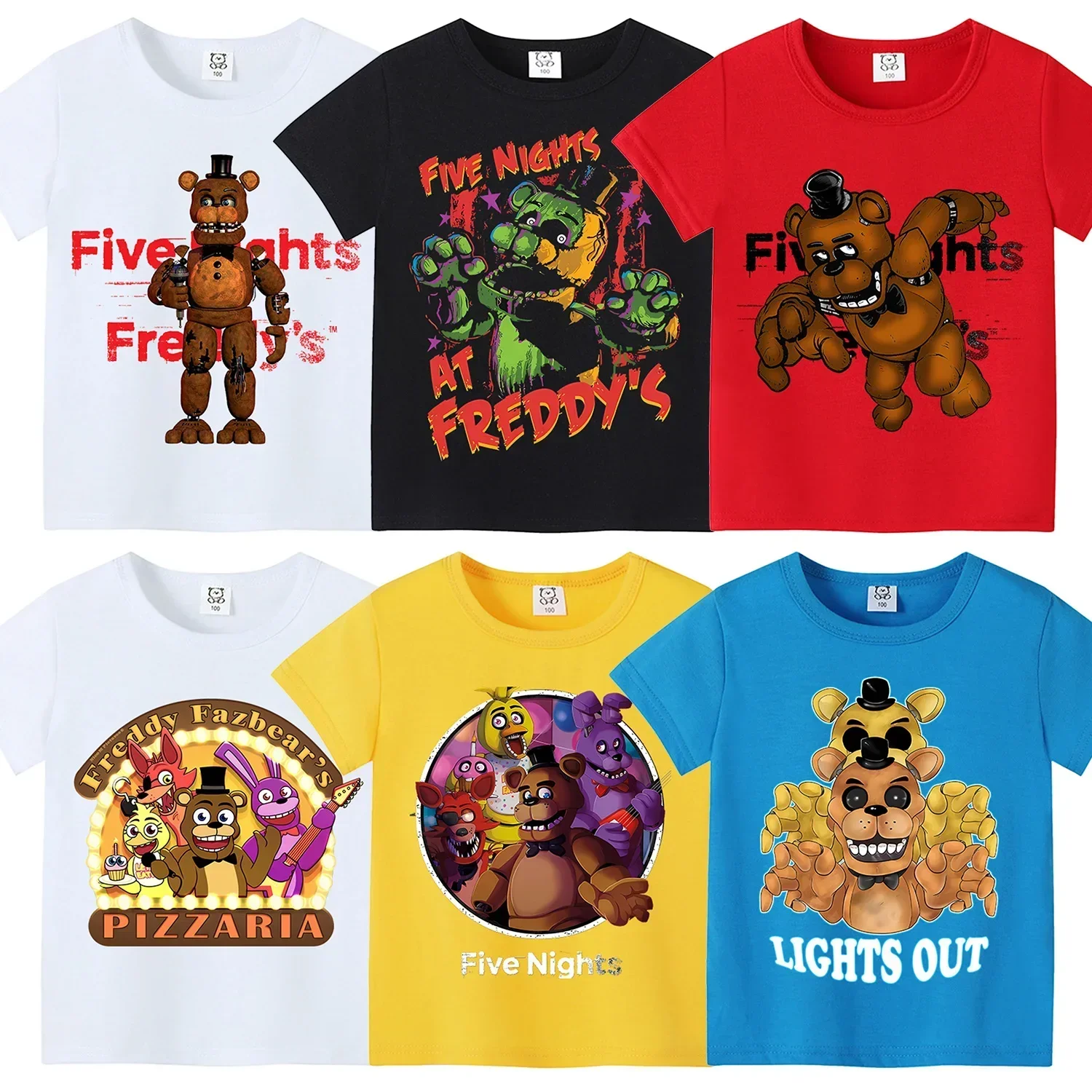 Baby Clothing Boy - Five Nights Freddys Theme Kurzes Hemd