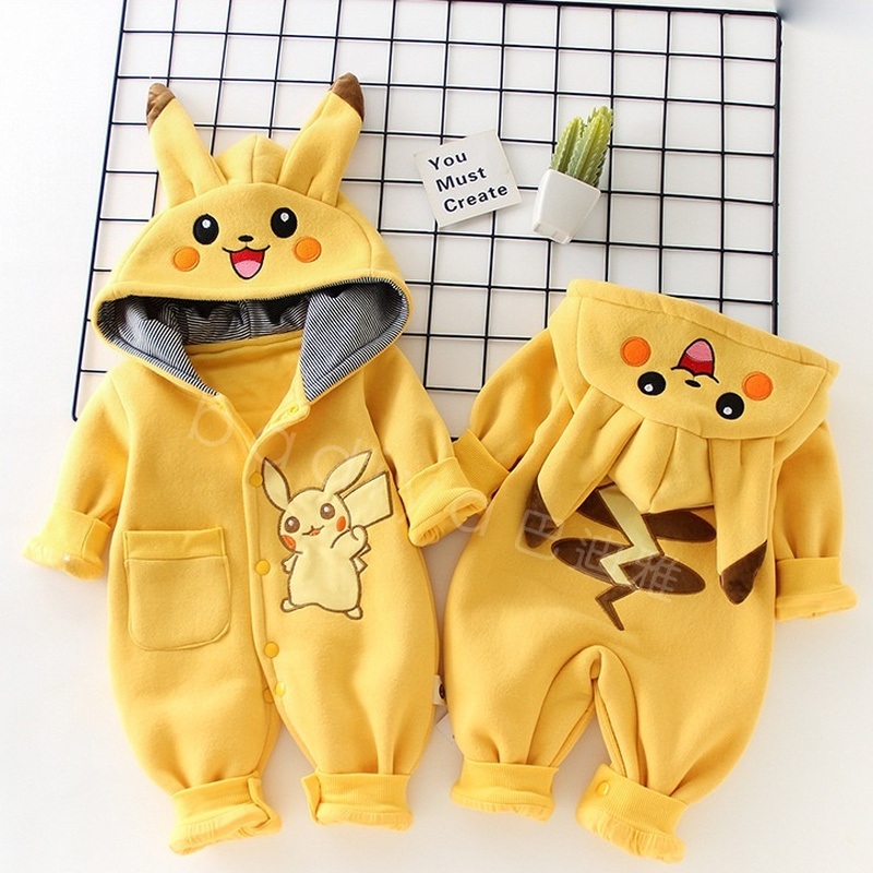 Baby Clothing In Japan - Cartoon Pocket Monsters Baby-Pyjama für Neugeborene,