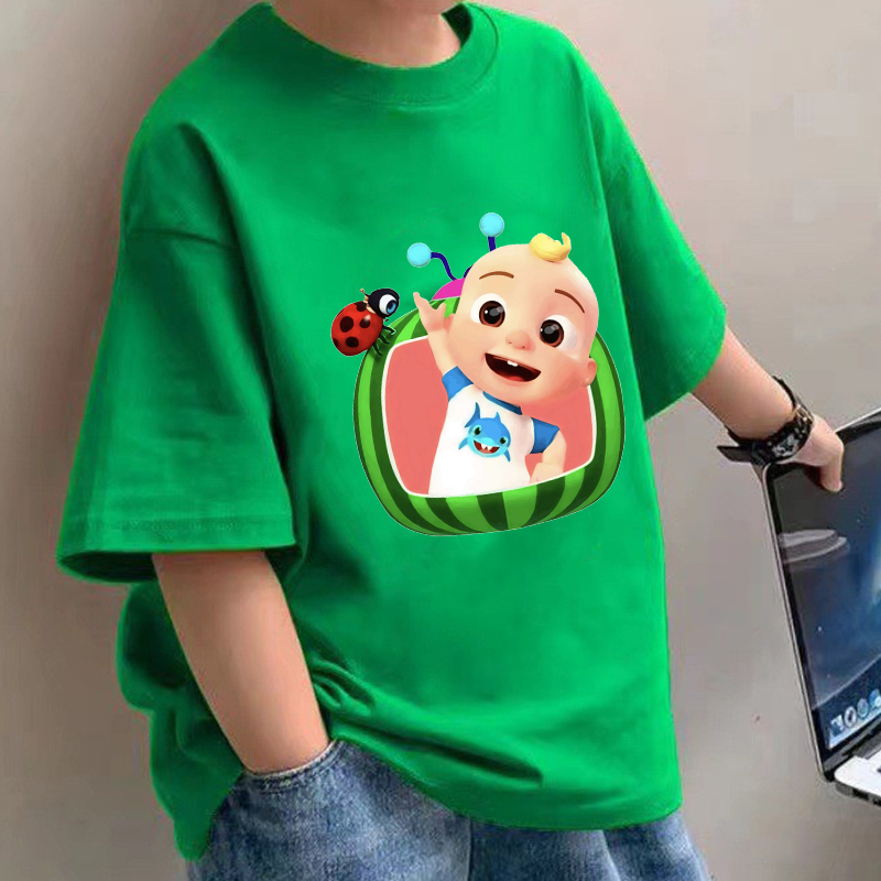 Baby Clothing Boy - Cocomelons Baby T-Shirts Anime Baumwolle Kurzarm