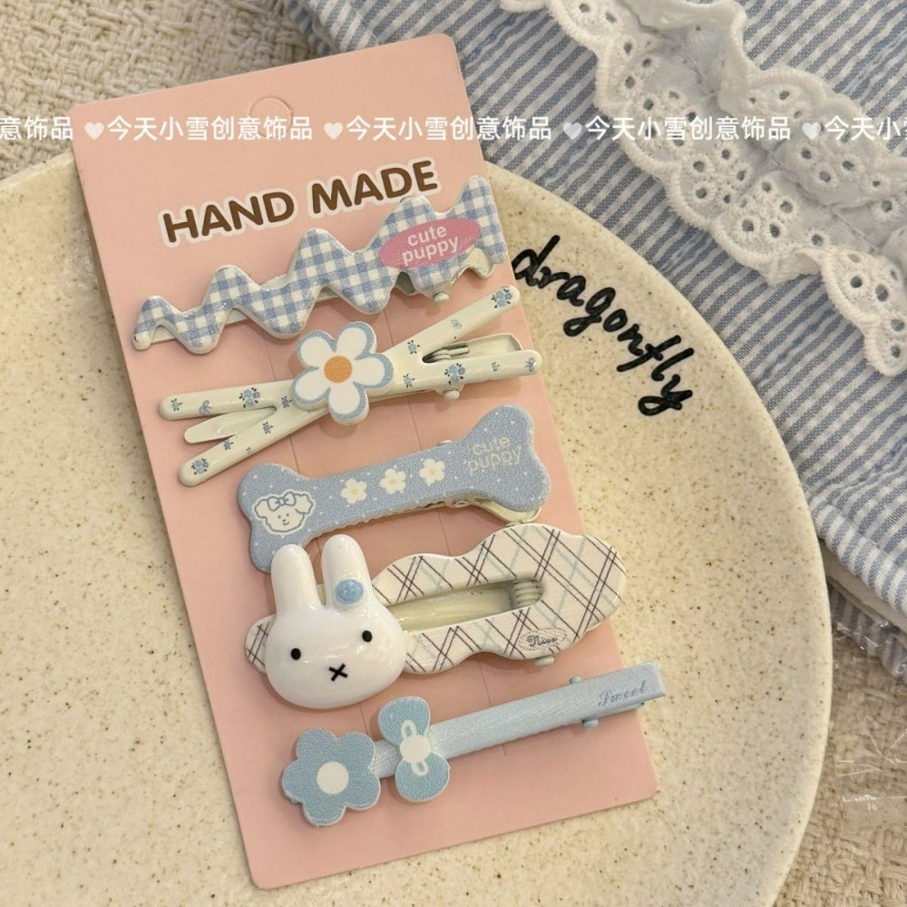 Baby Clothing In Japan - 5 Stück Miffy Haarspangen, Niedliche Baby-Seitenpony-Clips,