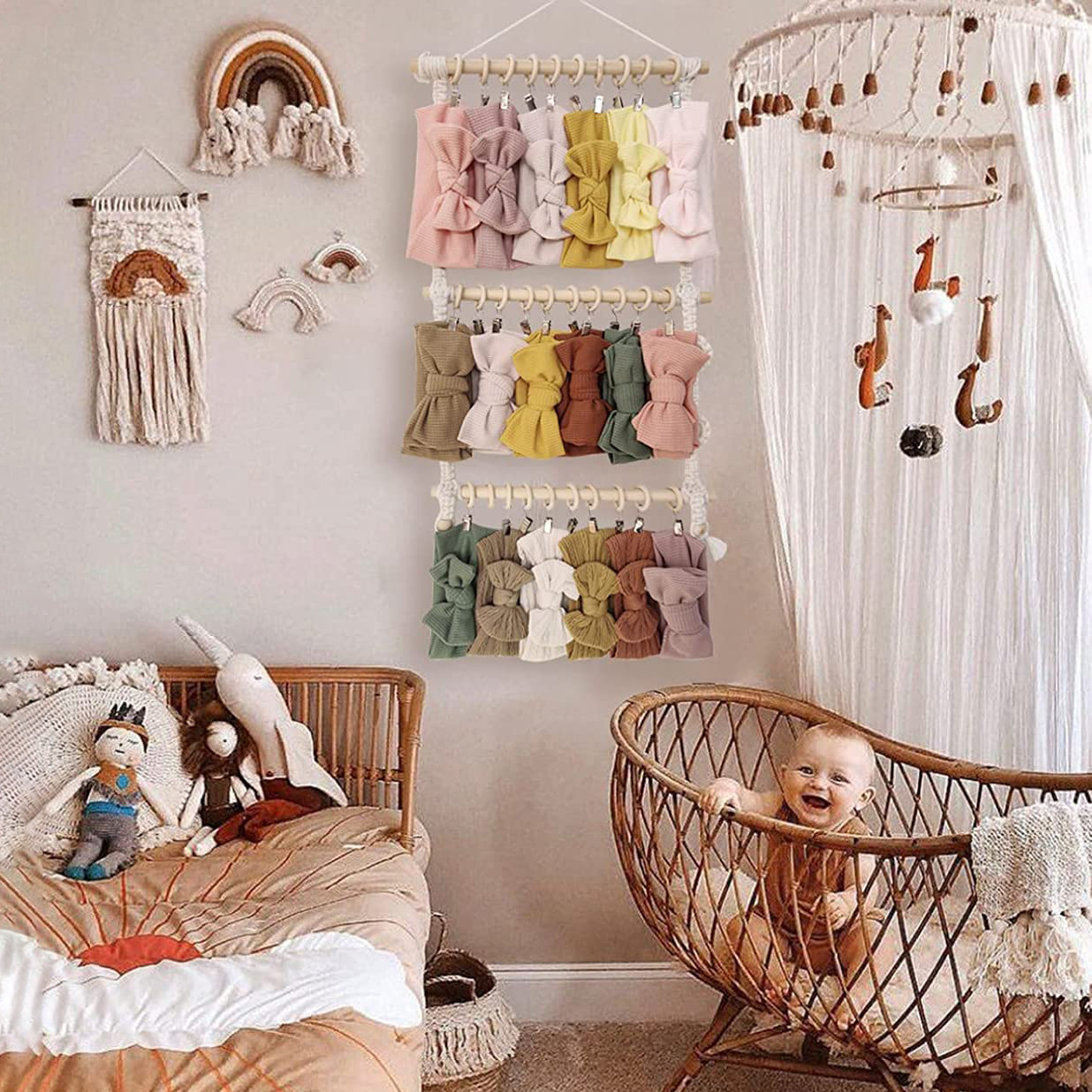 Makramee Wandbehang Boho Stirn – Baby Clothing Hangers Bewertung und Preis