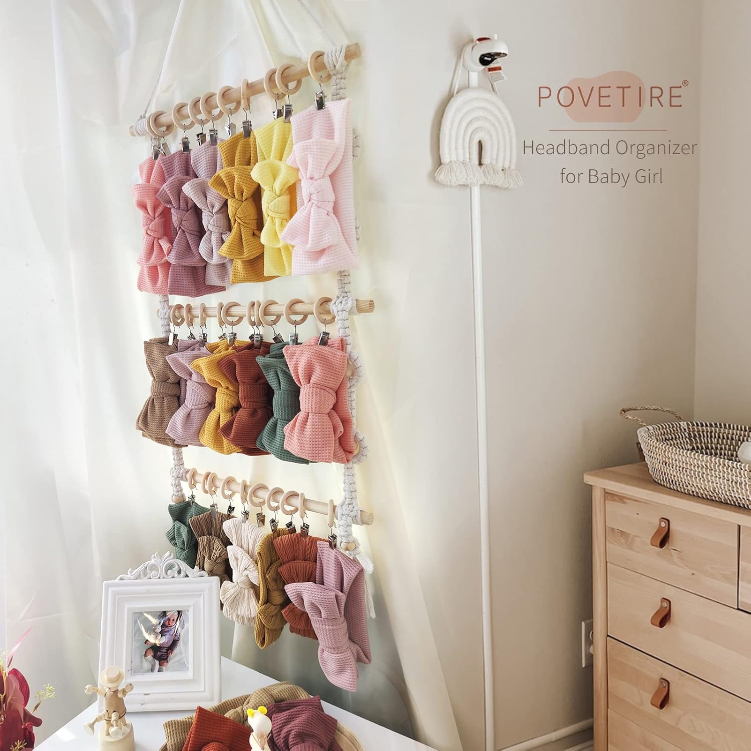 Makramee Wandbehang Boho Stirn – Baby Clothing Hangers Bewertung und Preis