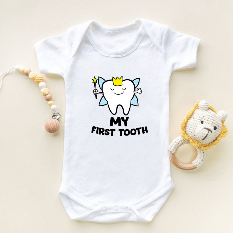 I Got My First Tooth Print Kur – Baby Clothing Gender Neutral Bewertung und Preis