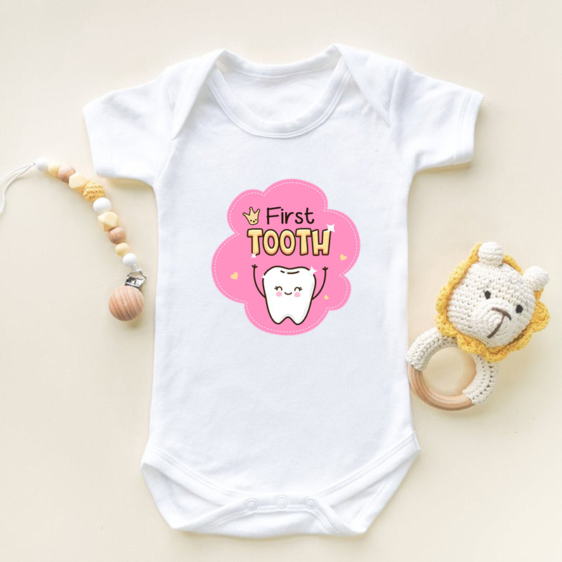 I Got My First Tooth Print Kur – Baby Clothing Gender Neutral Bewertung und Preis