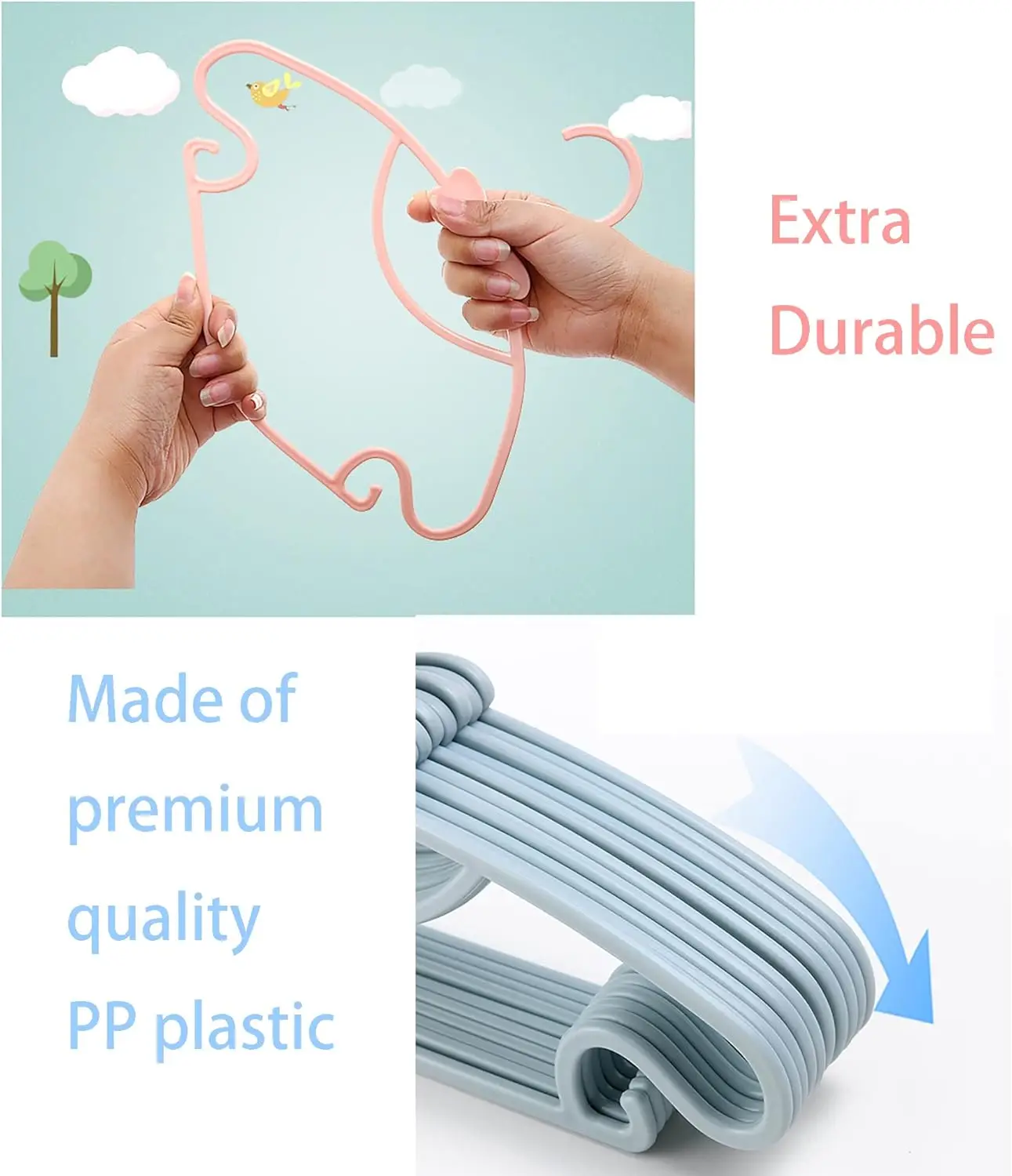 Baby-Kleiderständer aus Kunsts – Baby Clothing Hangers Bewertung und Preis