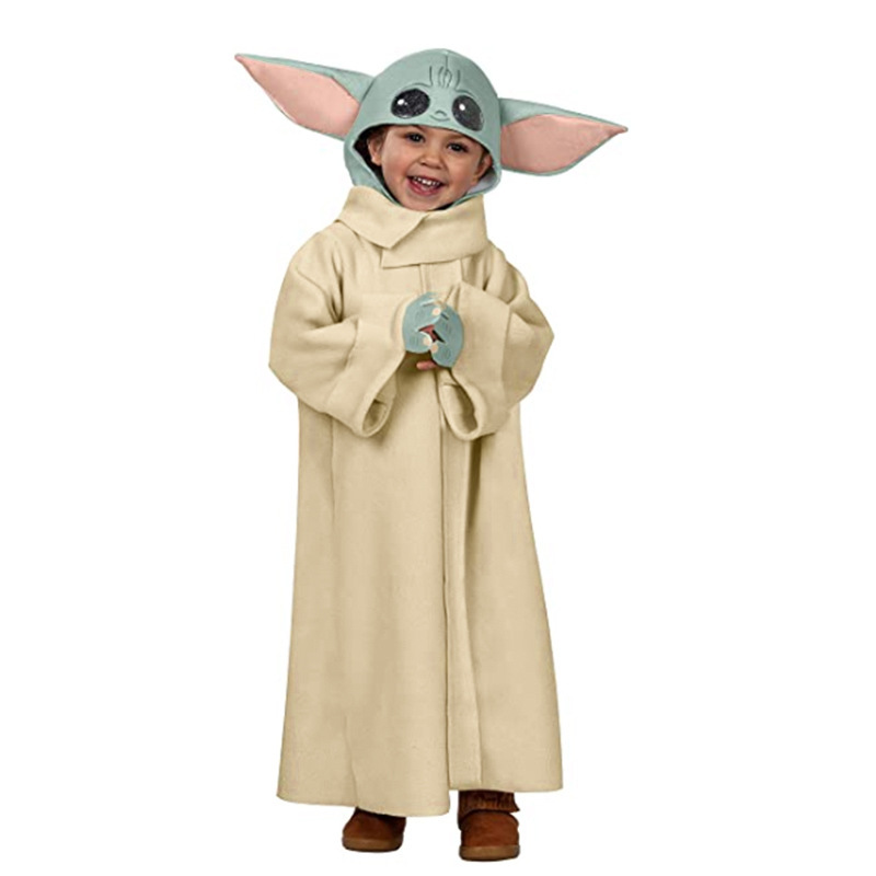 Kinder-Baby-Yoda-Cosplay-Kostü – Baby Yoda Clothing Bewertung und Preis